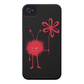 Evil Flower Bug Black Case Mate iPhone 4 Case