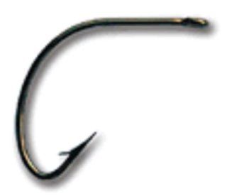 Mustad Classic Reversed Straight Eye Wide Gap Hollow Point Hook (Pack of 100), Bronze, 2 : Fishing Hooks : Sports & Outdoors