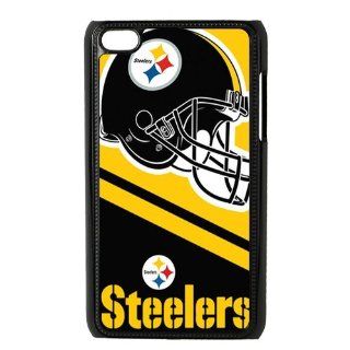 WY Supplier NFL Pittsburgh Steelers Soccer Design Printed Hard Case for Ipod touch 4th Black Color WY Supplier 146405: Cell Phones & Accessories