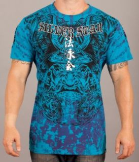 Silver Star Men's RASHAD EVANS "BUSHIDO" PREMIUM T Shirt in Turquoise  2Xlarge: Clothing