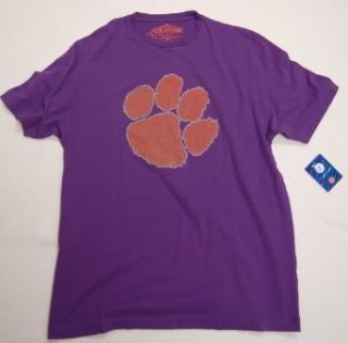 Clemson Tigers Retro Vintage Logo T Shirt By Red Jacket University Size XXL at  Mens Clothing store