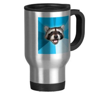 Lame Pun Bad Joke Raccoon Advice Animal Meme Coffee Mugs