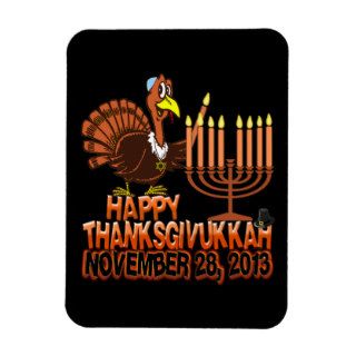 Happy Thanksgivukkah Thankgiving Hanukkah Magnet