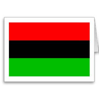 African American Flag Card