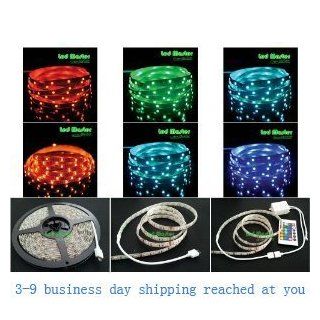 waterproof 300p Led Strip Lights 5050RGB flash Super Bright 16.4ft Ribbon Christmas Party Wholesale W5050R60YP: Musical Instruments