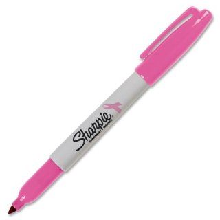 2 Sharpie Pink Ribbon Fine Point Tip Permanent Markers : Office Products