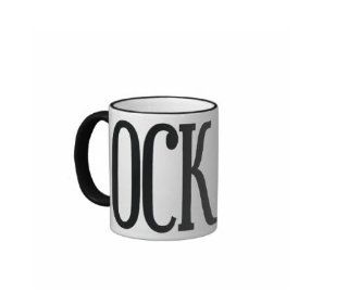 11 ounce OCK with black handle Coffee Mug   Custom Coffee / Tea Cups   Dishwasher and Microwave Safe: Kitchen & Dining