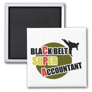 CPA: Black Belt Accountants Magnets