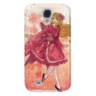 Anime Kimono Wa Lolita girl Samsung Galaxy S4 Covers