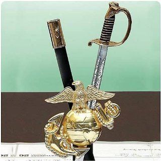 US Marine Corps Miniature Sword Letter Opener: Toys & Games