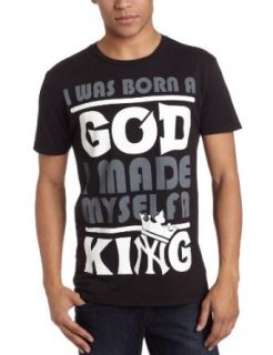 Swag Like Us Men's Born A God Made Myself A King T Shirt, Black, X Large at  Mens Clothing store: Fashion T Shirts