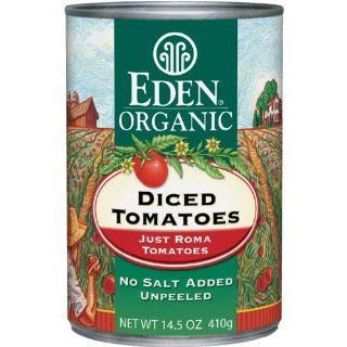 Eden Organic Diced Tomatoes, 14.5 Ounce Cans (Pack of 12) : Canned And Jarred Diced Tomatoes : Grocery & Gourmet Food