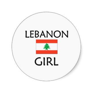 LEBANON GIRL STICKERS