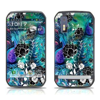Peacock Garden Design Decorative Skin Cover Decal Sticker for Motorola Photon Cell Phone: Cell Phones & Accessories