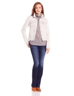 Calvin Klein Jeans Women's Denim Trucker Jacket, Ghost Grey, Small at  Womens Clothing store: