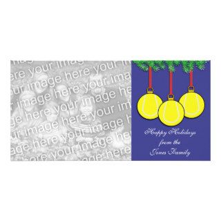 Tennis Christmas Photo Card