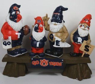 Auburn Tigers Forever Collectibles NCAA Fan Gnome Bench : Sports Fan Outdoor Statues : Sports & Outdoors