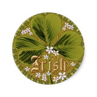 Irish Shamrock Stickers