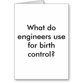 Engineer Jokes Cards