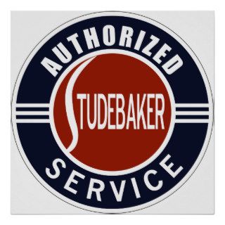 Vintage Studebaker service sign Print