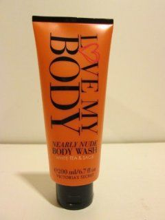 Victoria's Secret Love My Body Nearly Nude Body Wash 6.7 Oz   White Tea & Sage : Bath And Shower Gels : Beauty
