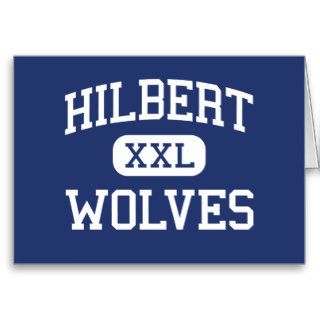 Hilbert   Wolves   High School   Hilbert Wisconsin Greeting Card