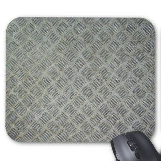 Diamondplated Patterned Metal Texture Panel Mouse Pads