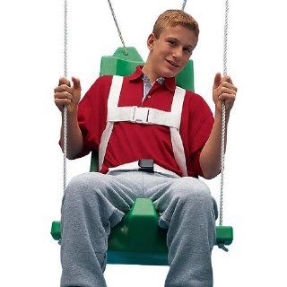 FLYING COLORS Supportive Harness Swing Seat w/ Pommel MEDIUM: Toys & Games