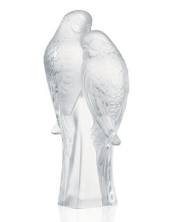 Two Parakeets Figure   Lalique