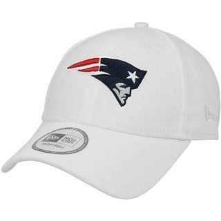 NFL New Era New England Patriots 9FORTY NFL Adjustable Hat   White : Baseball Caps : Sports & Outdoors