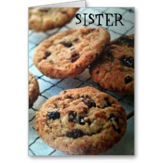 ONE SMART COOKIE SISTER BIRTHDAY GREETING CARDS