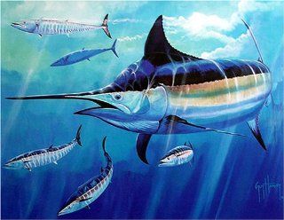 Guy Harvey Print   SIGNED & NUMBERED   Hoos Next  