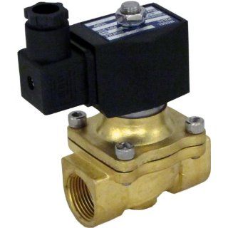 110v AC 20mm 3/4" NPT Normally Open Brass NBR 2 Way Solenoid Valve: Everything Else