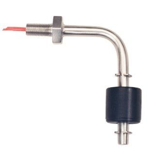 Gems Sensors 118125 Buna N Float Single Point Bent Stem Level Switch, 1" Diameter, 1/8" NPT Male, 2 3/8" Actuation Level, SPST/Normally Open: Industrial Flow Switches: Industrial & Scientific
