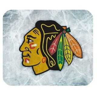 Custom Chicago Blackhawks Soft Rectangle Mouse Pad MP1844 : Office Products
