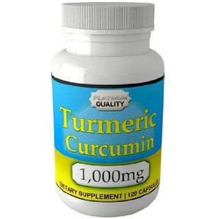 Eden Pond Turmeric Curcumin, 1000mg in Two Daily Capsules, 120 Caps: Health & Personal Care