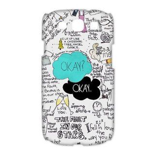 Custom Your Own Funny Okay The Fault in Our Stars  John Green 3D SamSung Galaxy S3 19300 Best Design Plastic Case Cell Phones & Accessories