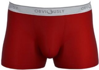 Obviously Men's Naked Boxer Briefs 3 Inch Leg at  Mens Clothing store