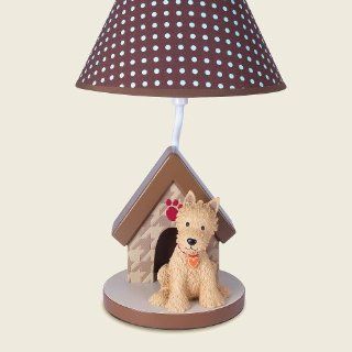 Lambs & Ivy Woof Lamp with Shade and Bulb : Nursery Lamps : Baby
