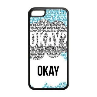 Funny Okay The Fault in Our Stars Quotes Iphone 5C Case: Cell Phones & Accessories