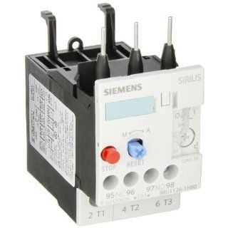 Siemens 3RU11 26 1HB0 Thermal Overload Relay, For Mounting Onto Contactor, Size S0, 5.5 8A Setting Range: Industrial & Scientific