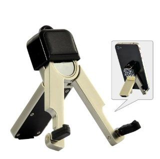 BW Portable Folding Mini Smartphone Holder Stand   iPhone, iPod, Samsung, HTC, and Others   Black Add White Cell Phones & Accessories