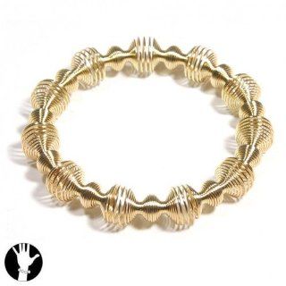 SG Paris Elastic Bracelet Gold Lead Free Dore Bracelet Elastic Bracelet Metal Winter Women Metallic Addict Fashion Jewelry / Hair Accessories Z Others: Jewelry