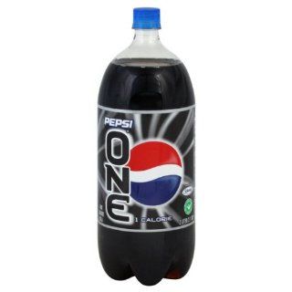 Pepsi One Cola, One Calorie, 2 Liter, (Pack of 2) : Soda Soft Drinks : Grocery & Gourmet Food