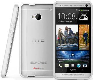 SUPCASE Premium Hybrid Protective Case for HTC One M7 Smartphone (White/Clear)   Multiple Color Options: Cell Phones & Accessories