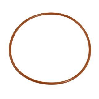 80mm Outside Dia 2.5mm Thick Flexible Silicone O Ring Seal Brick Red: Home Improvement
