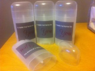 5 Deodorant Containers Empty   With "I Made It At Home for You" on Outside: Industrial & Scientific