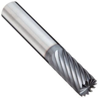 Sandvik Coromant R215.3A Carbide Square Nose End Mill, Metric, TiAlN Monolayer Finish, Finishing Cut, Non Center Cutting, 30 Deg Helix, 10 Flutes, 72mm Overall Length, 10mm Cutting Diameter, 10mm Shank Diameter: Industrial & Scientific