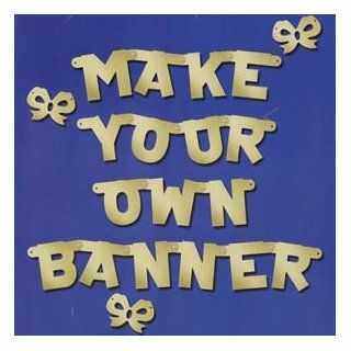 Design Your Own Letter Banner Toys & Games
