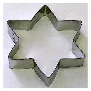 RM Magen David Star of Metal Cookie Cutter for Jewish Holiday Baking / Christmas Hannukah Party Favors / Scrapbooking Stencil 5": Kitchen & Dining